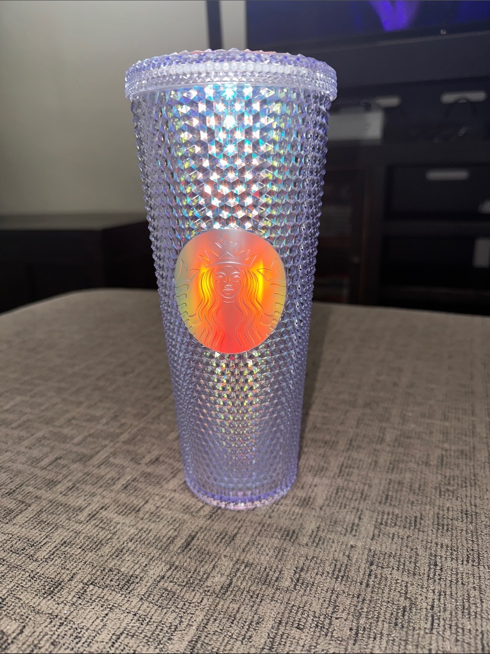 Starbucks Iridescent Studded Tumbler - Lavender Holographic